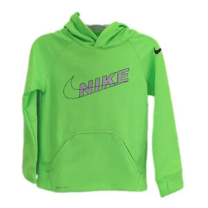 Nike boys thermal fit block letter pull over hoodie
